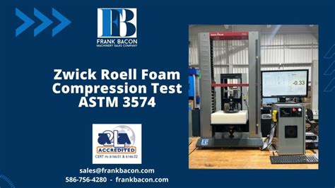 Zwick Roell Z005 Foam Compression Test ASTM D3574 